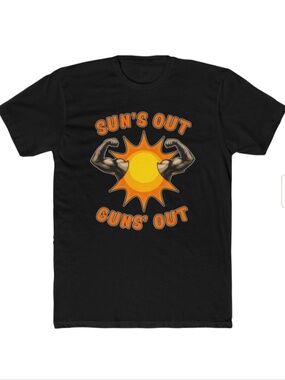 Convix Apparel "Suns out, Guns out" Fitted Muscle T-Shirt.